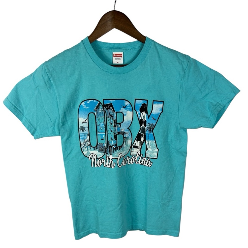 Rare Supreme OBX North Carolina Graphic Tee Made USA Medium